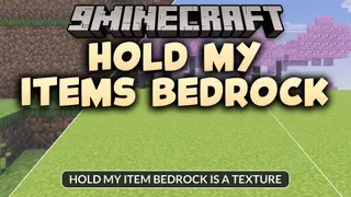 Hold My Items Bedrock Texture Pack (1.21) – Better Held Item Positions and Views