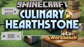 Culinary Hearthstone Mod (26.2, 1.20.1) – Build Working Kitchens