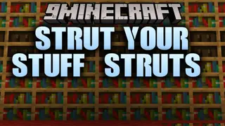 Strut Your Stuff Struts Mod (1.21.1, 1.20.1) – Span Open Gaps with Walkable