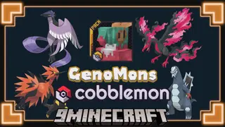 GenoMons Data Pack (1.21.1, 1.20.1) – Legendaries Pokemon