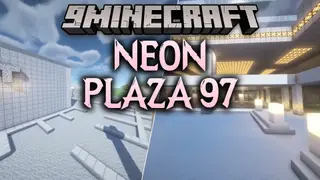 Neon Plaza 97 Map (26.2, 1.20.1) – Retro Shopping Mall Hide and Seek