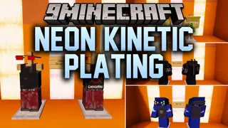 Neon Kinetic Plating Mod (1.20.1) – Survive Brutal Battles with Cyberpunk Armor