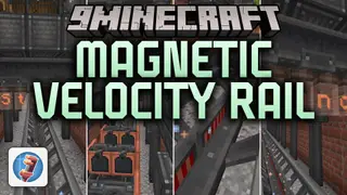 Magnetic Velocity Rail Mod (1.21.1) – Build Realistic Magnetic Launch Coasters