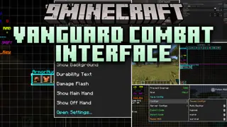 Vanguard Combat Interface Mod (26.2, 1.21.11) – Track Every Hit and Keystroke