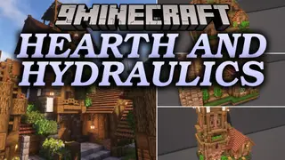 Hearth and Hydraulics Mod (1.21.1) – Build Rustic Industrial Minecolonies Towns