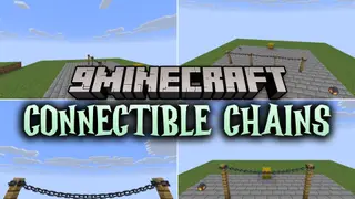 Connectible Chains 9minecraft Mod (26.2) – Hang Realistic Railings Between Posts