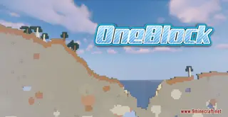 OneBlock Map (26.2, 1.20.1) – An One-Block Wide World