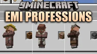 EMI Professions 9minecraft Mod (26.2) – Find Every Villager Workstation Instantly