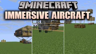 Immersive Aircraft 9minecraft Mod (26.2) – Fly Rustic Airships Across Distant Biomes