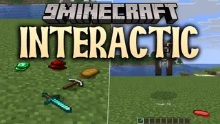 Interactic 9minecraft Mod (26.2) – Pick Up Dropped Items Directly and Throw Weapons