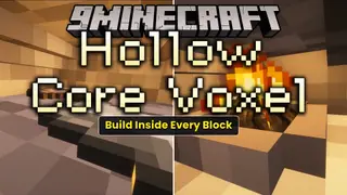 Hollow Core Voxel Mod (1.21.11, 1.20.1) – Watch Items Smelt Inside 3D Hollow