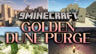 Golden Dune Purge Mod (1.21.1, 1.20.1) – Survive Spreading Sands