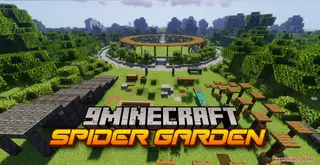 Spider Garden Map (26.2, 1.20.1) – A Procedural Animation Playground