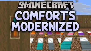 Comforts Modernized 9minecraft Resource Pack (26.2) – Cozy Campsites with Fresh Style