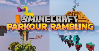 Parkour Rambling Map (26.2, 1.20.1) – Jumping and Exploring In The Sky