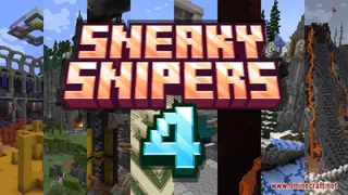 Sneaky Snipers 4 Map (26.2, 1.20.1) – Intense PVP Combat and Co-Op Chaos