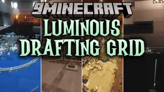 Luminous Drafting Grid Mod (1.21.11, 1.20.1) – Monitor Base Storage