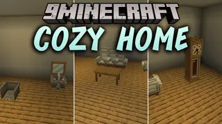 Cozy Home 9minecraft Mod (26.2) – Furnish Your House With Real Furniture