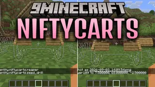 NiftyCarts 9minecraft Mod (26.2) – Rustic Carts & Wagons