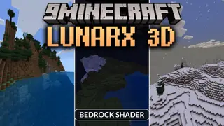 LunarX 3D Shader (26.x, 1.21) – 3D Eclipse Skies and Custom Combat Models