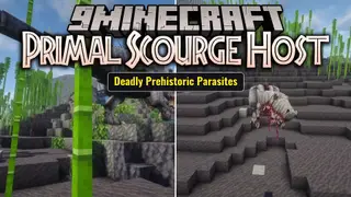 Primal Scourge Host Mod (1.20.1) – Survive an Infected Dinosaur Stalking You
