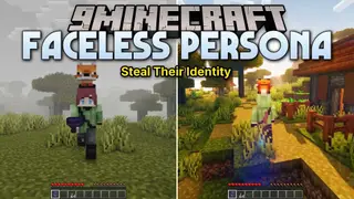 Faceless Persona Mod (1.20.1) – Slip Past Hostile Mobs Using Hologram Disguises