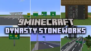 Dynasty Stoneworks Mod (26.2, 1.20.1) – Build Modern Highways and Bustling City