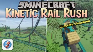 Kinetic Rail Rush Mod (1.21.1) – Build Wild Roller Coasters with Drops and Loops