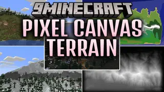 Pixel Canvas Terrain Mod (26.2, 1.20.1) – Turn Painted 2D Images