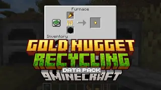 Gold Nugget Recycling Data Pack (1.21.4, 1.20.1) – Recover Gold From Unused Items
