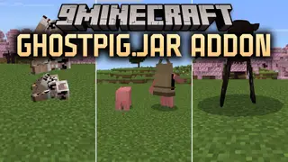 Ghostpig.jar Addon (26.x, 1.21) – Terrifying Pig Monsters Stalk Your Survival