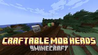 Craftable Mob Heads Data Pack (1.21.4) – Unlock New Crafting Recipes For Mob Heads