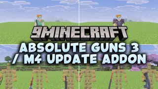 Absolute Guns 3 / M4 Update Addon (26.x, 1.21) – Realistic 3D Firearms