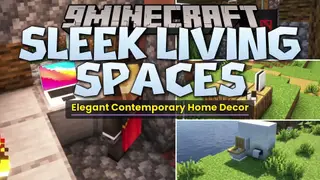 Sleek Living Spaces Mod (1.21.1, 1.20.1) – Furnish Your House with Modern