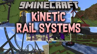 Kinetic Rail Systems Mod (1.21.11, 1.21.1) – Build Real Roller Coasters