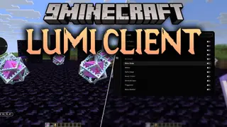 Lumi Client Mod (1.21.11) – Smooth Vector Menus and Live Spotify HUD