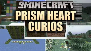 Prism Heart Curios Mod (1.21.1) – Dye Your Armor and Explore Flower Valleys