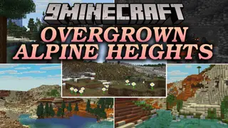 Overgrown Alpine Heights Mod (26.2, 1.20.1) – Explore Terralith and CliffTree