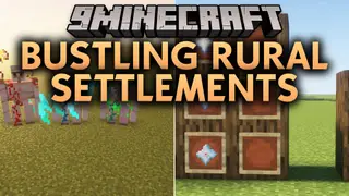 Bustling Rural Settlements Mod (1.20.1) – Defend Your Village with Magic