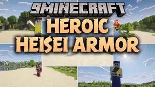 Heroic Heisei Armor Mod (1.21.1) – Transform Into Kamen Riders