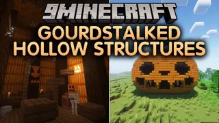 Gourdstalked Hollow Structures Mod (1.21.11, 1.20.1) – Raid Spooky Pumpkin