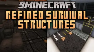 Refined Survival Structures Mod (1.20.1) – Survive Radioactive Fallout