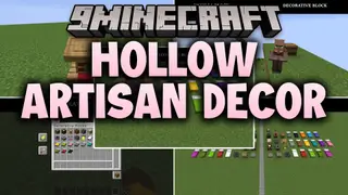 Hollow Artisan Decor Mod (26.2, 26.1.2) – Build Towns Without Villagers