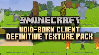 Void-Born Client Definitive Texture Pack (26.x) – Custom HUD Stats and FPS
