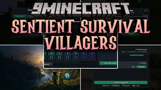 Sentient Survival Villagers Mod (1.21.11, 1.21.1) – Survive Alongside Talking