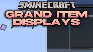 Grand Item Displays Mod (1.21.11) – Never Lose Valuable Dropped Gear Again