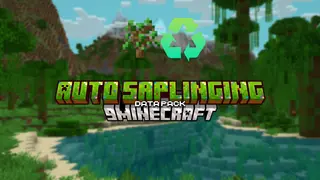 Auto Saplinging Data Pack (1.21.4, 1.21) – Let Nature Take Its Course