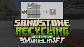 Sandstone Recycling Data Pack (1.21.4, 1.20.1) – Recycle Sandstone Into Sand And Other Recipes