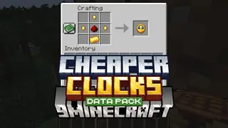 Cheaper Clocks Data Pack (1.21.3, 1.20.1) – Craft Clocks with Less Gold