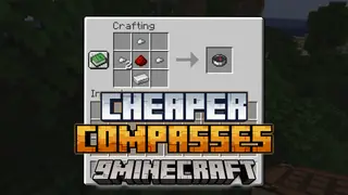 Cheaper Compasses Data Pack (1.21.3, 1.20.1) – Craft Compasses with Less Iron